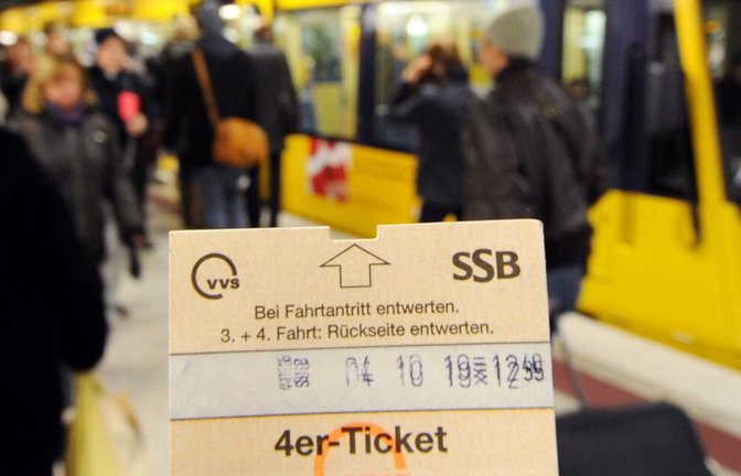 Wie lange gibt es noch 4er-Ticket für Bus und Bahn in der Region Stuttgart?<span class='image-autor'>Foto: /dpa</span>