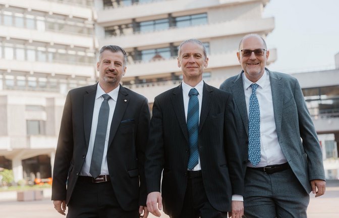 Manuel Kratt (von links), Niels Mommer und Mathias Bock kehren der Pforzheimer AfD den Rücken.<span class='image-autor'>Foto: red/privat</span>
