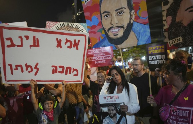 Etwa 50 Geiseln sind bis heute in Gewalt der Hamas.<span class='image-autor'>Foto: Ohad Zwigenberg/AP/dpa</span>
