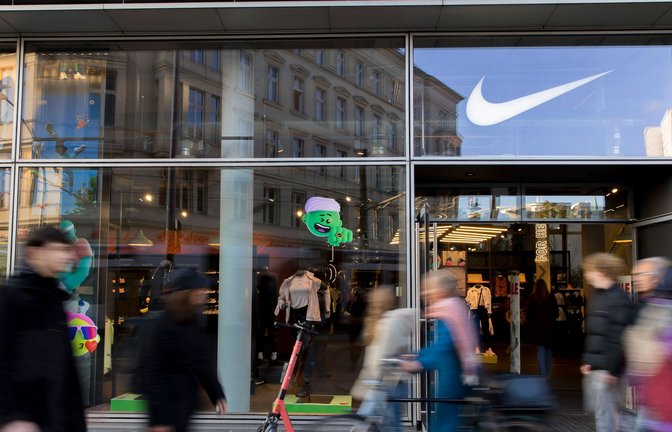 Bei Nike sank der Gewinn.<span class='image-autor'>Foto: Carsten Koall/dpa</span>