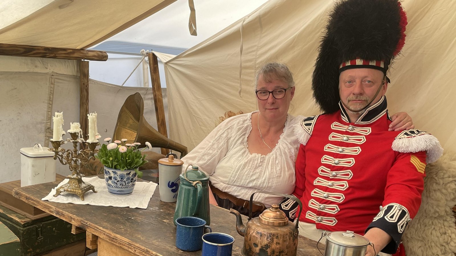 Carmen und Siegfried Gallus verbringen ihren Jahresurlaub beim Westerntreffen in Sersheim. Fotos: Stogios Carmen und Siegfried Gallus verbringen ihren Jahresurlaub beim Westerntreffen in Sersheim. Fotos: Stogios