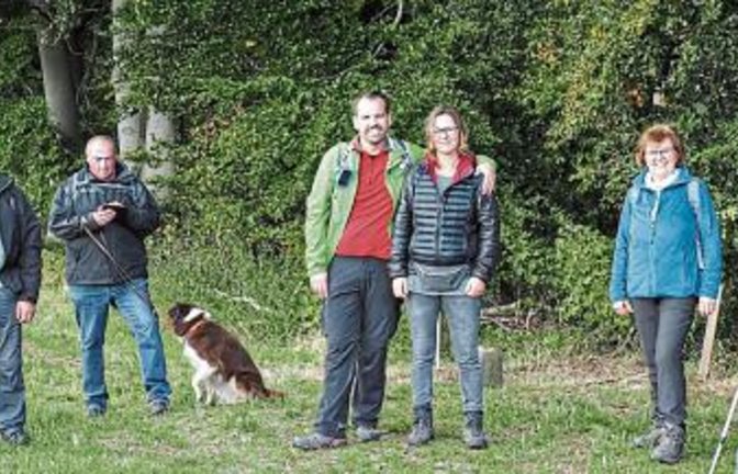 Die Wanderer aus Häfnerhaslach bezwingen auch die Ungeheuerklamm.  Foto: p