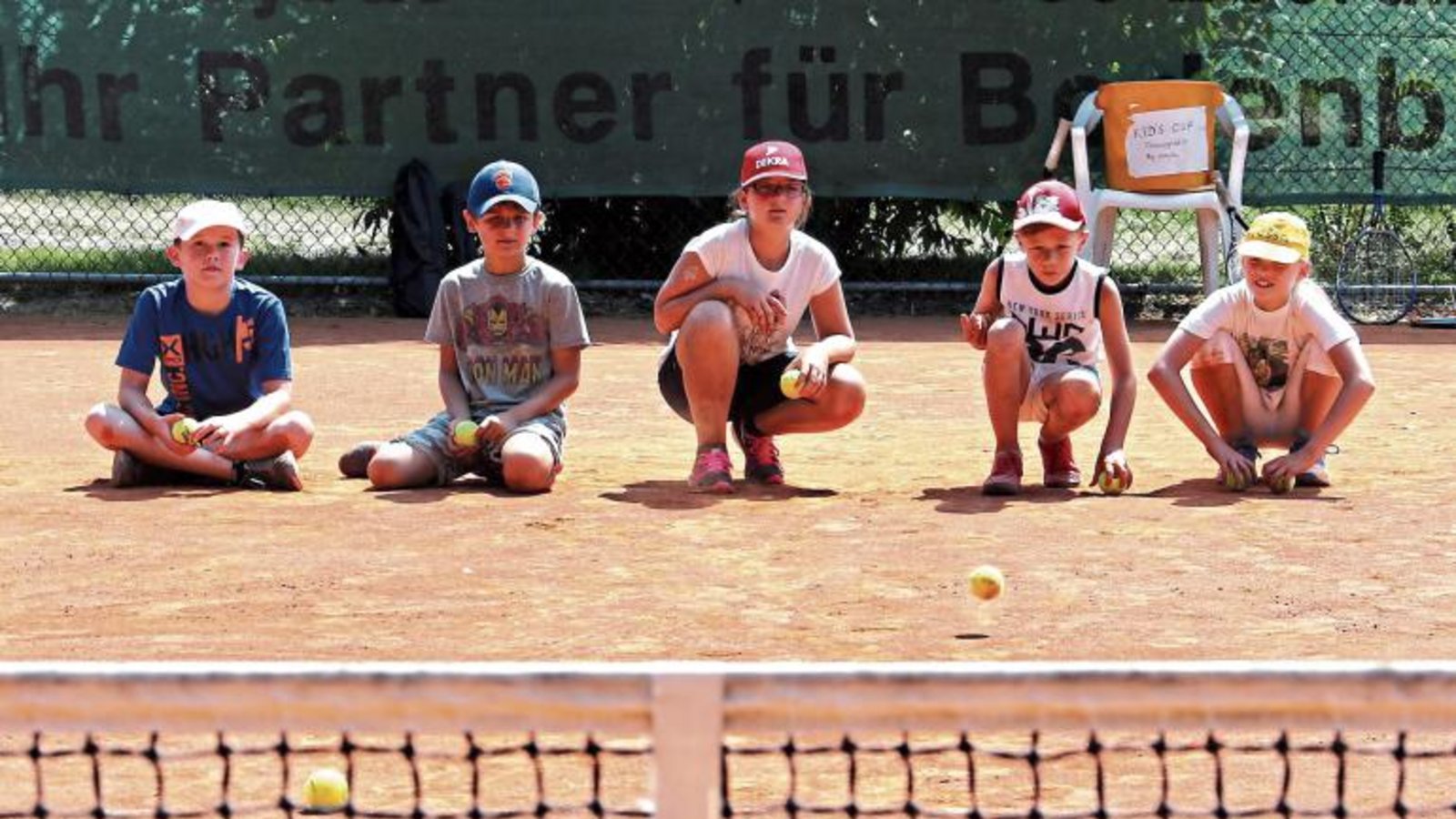 Tennis-Boccia beim Jugendcamp des TSV Hochdorf Foto: Küppers