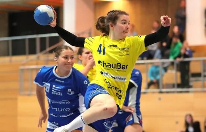 Die Wildcats empfangen am Samstag in ihrem handball-Wohnzimmer die HSG Freiburg 2: Ina Bergthold in Aktion.<span class='image-autor'>Andreas Gorr</span>