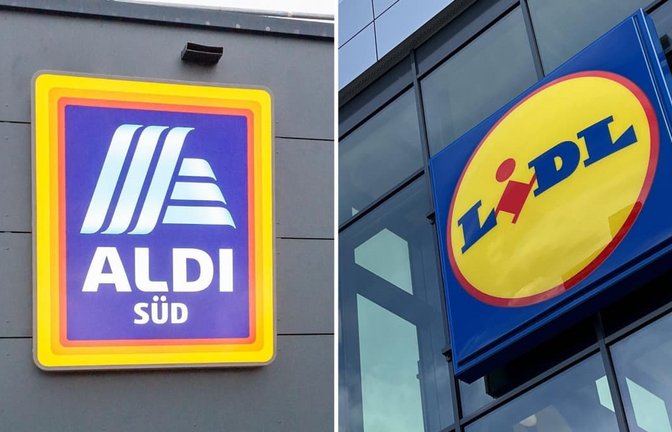 Der Konkurrenzkampf zwischen Aldi und Lidl verschärft sich.<span class='image-autor'>IMAGO/CHROMORANGE (1)</span>