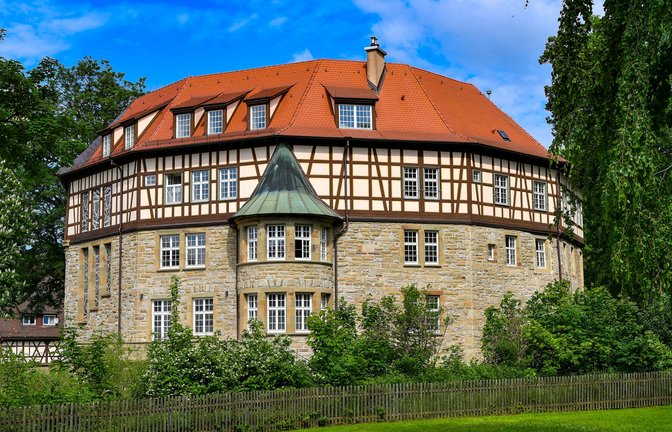 Rund um das Wasserschloss wird am Freitag und Samstag einiges geboten.  Archivfoto: Kalb