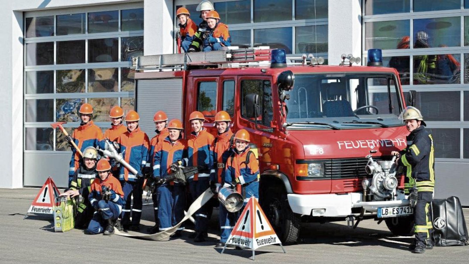 Die Mädchen und Jungen der Jugendfeuerwehr werden am 24. September zeigen, was sie bei der Sersheimer Wehr gelernt haben.  Foto: p Die Mädchen und Jungen der Jugendfeuerwehr werden am 24. September zeigen, was sie bei der Sersheimer Wehr gelernt haben.  Foto: p