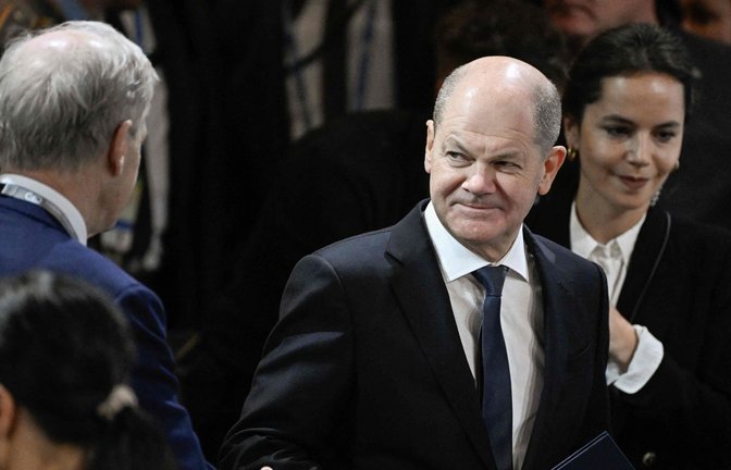 Bundeskanzler Olaf Scholz war Teilnehmer der Münchner Sicherheitskonferenz.<span class='image-autor'>Foto: AFP/Tobias Schwarz</span>