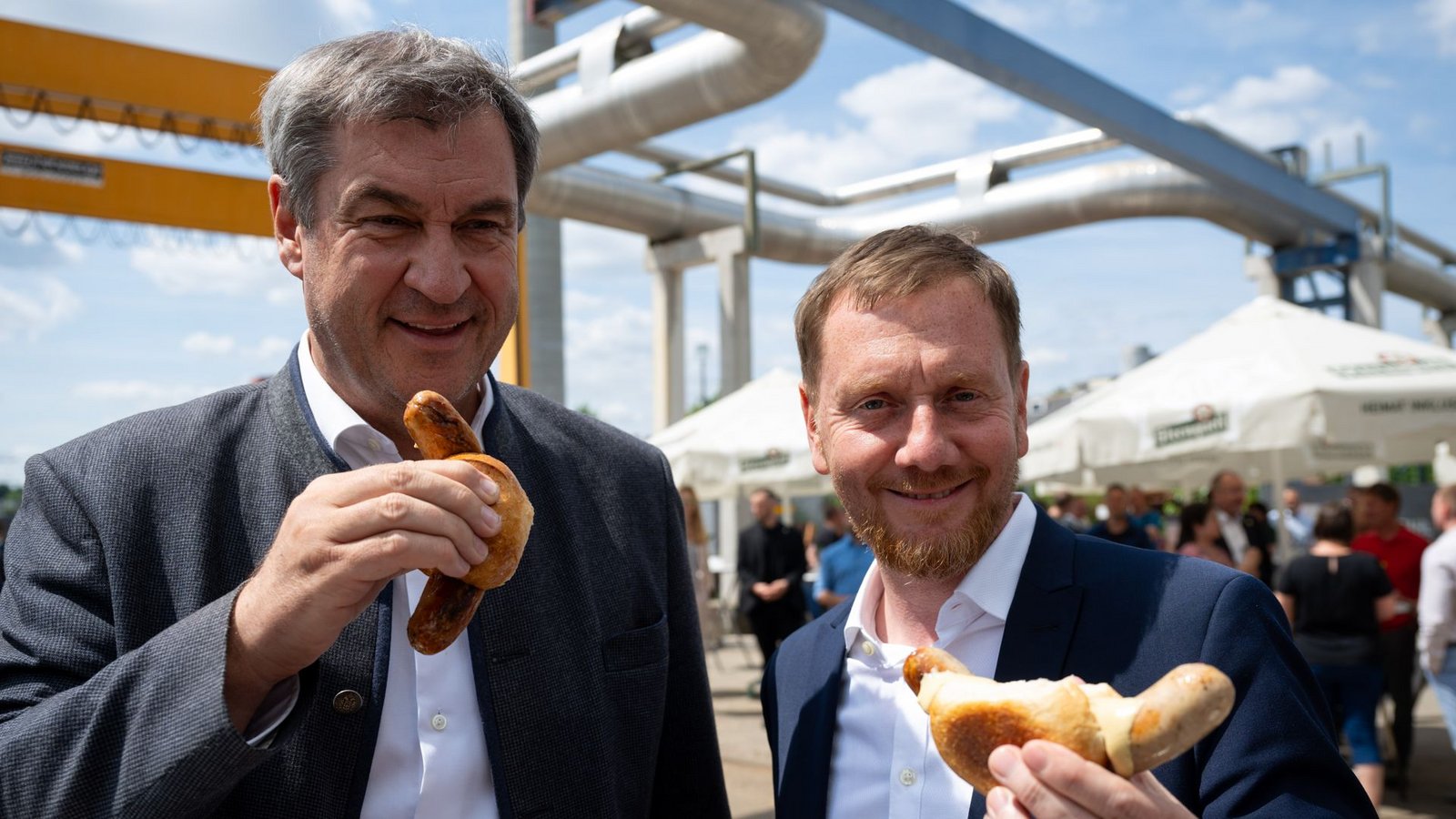 Die Ministerpräsidenten Markus Söder (Bayern) und Michael Kretschmer dringen auf eine Bürgergeld-Reform.Foto: picture alliance/dpa Die Ministerpräsidenten Markus Söder (Bayern) und Michael Kretschmer dringen auf eine Bürgergeld-Reform.Foto: picture alliance/dpa