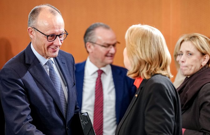 Einigung im Bürgergeld-Streit: Friedrich Merz (CDU) und Bärbel Bas (SPD)<span class='image-autor'>Foto: Kay Nietfeld/dpa/Kay Nietfeld</span>