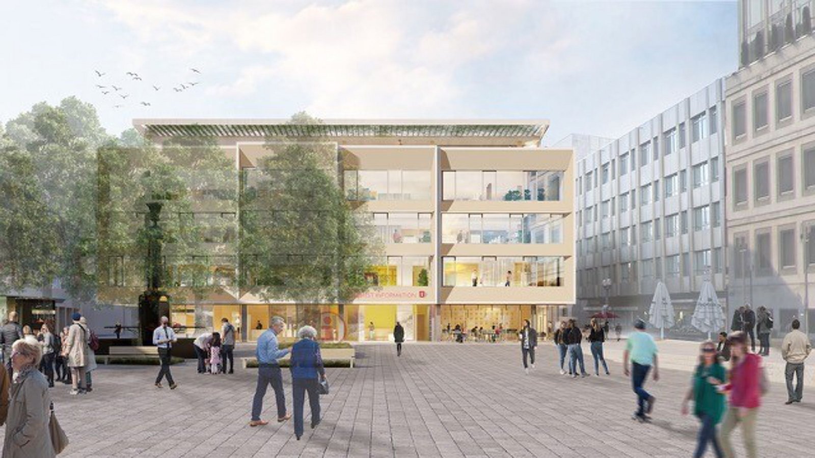 Auch über das Haus des Tourismus, umgebaut von asp Architekten aus Stuttgart, wird das Architekturquartett sprechen, bei dem Hans-Jürgen-Breuning stets drei Gäste empfängt.Foto: asp Architekten
