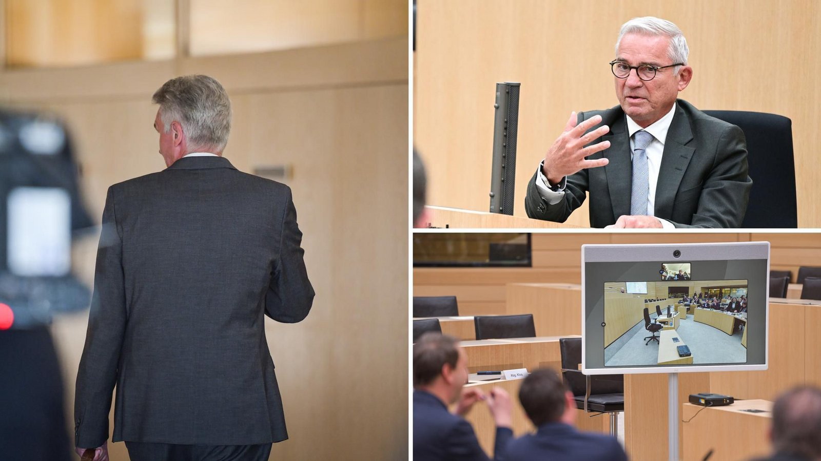 Die Vernehmungen von Andreas Renner (links) und Innenminister Thomas Strobl (CDU) waren Höhepunkte des Untersuchungsausschusses.Foto: LICHTGUT
