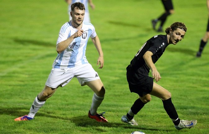 Julian Lienerth (links) hat mit dem VfB Vaihingen knapp gewonnen. Archivfoto: Küppers