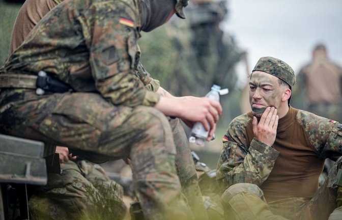 "Freedom Shield 2026" Übung der Panzerbrigade 45<span class='image-autor'>Foto: Kay Nietfeld/dpa</span>