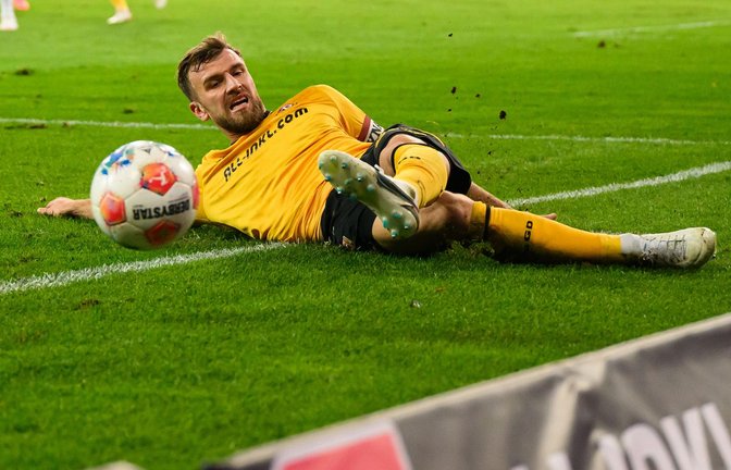 Dynamo-Dresden-Profi Lars Bünning erlitt eine Hirnblutung. (Archivbild)<span class='image-autor'>Foto: Robert Michael/dpa/Robert Michael</span>
