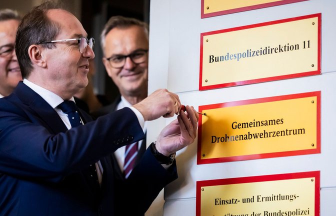 Das Gemeinsame Drohnenabwehrzentrum war im Dezember 2025 eingeweiht worden. (Archivfoto)<span class='image-autor'>Foto: Christoph Soeder/dpa</span>