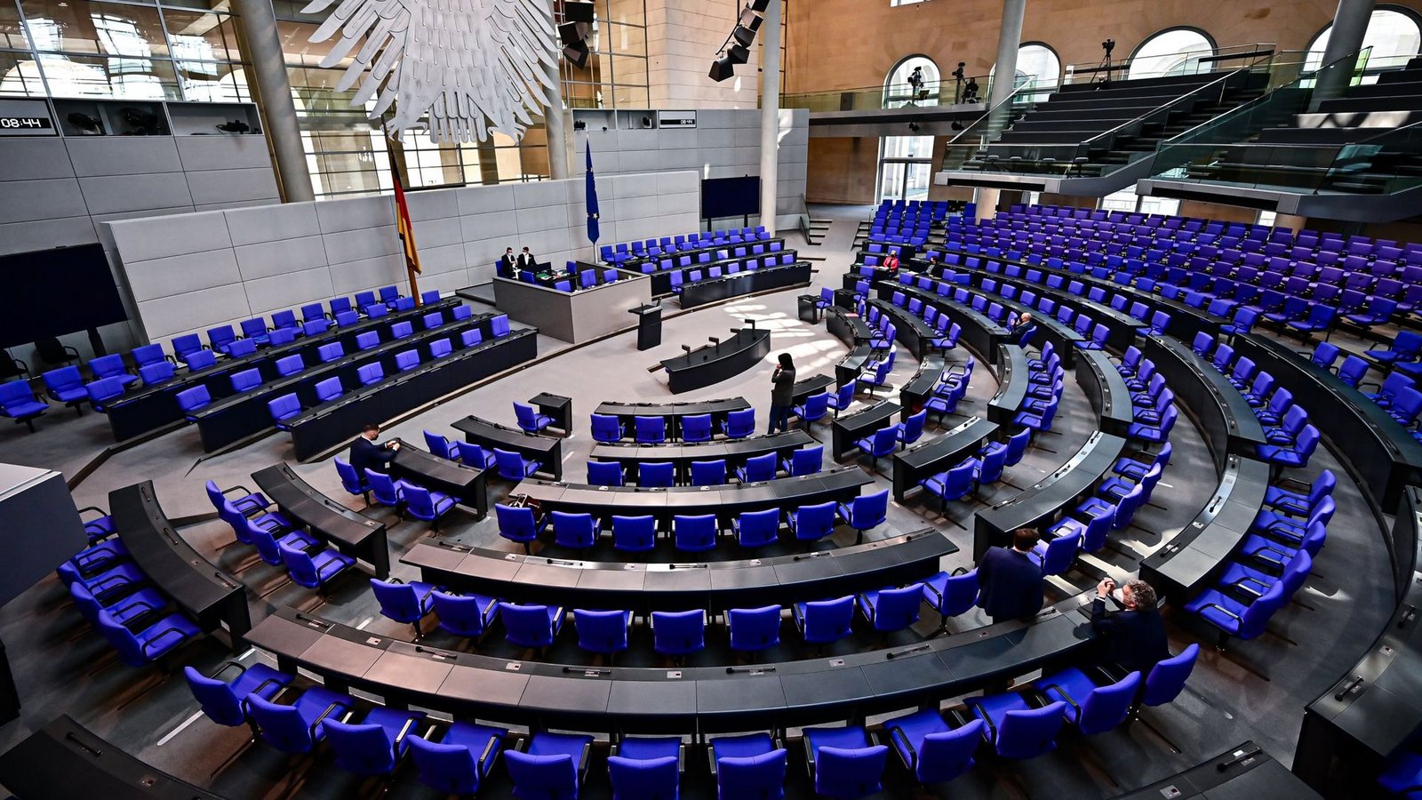 Neuwahlen sollen  am 23. Februar stattfinden.Foto: dpa/Fabian Sommer