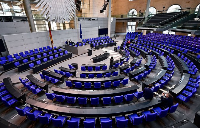 Neuwahlen sollen  am 23. Februar stattfinden.<span class='image-autor'>Foto: dpa/Fabian Sommer</span>