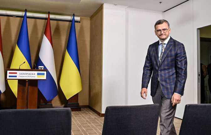 Der ukrainische Außenminister Dmytro Kuleba reicht seinen Rücktritt ein. (Archivbild)<span class='image-autor'>Foto: NurPhoto//Dmytro Smolienko</span>