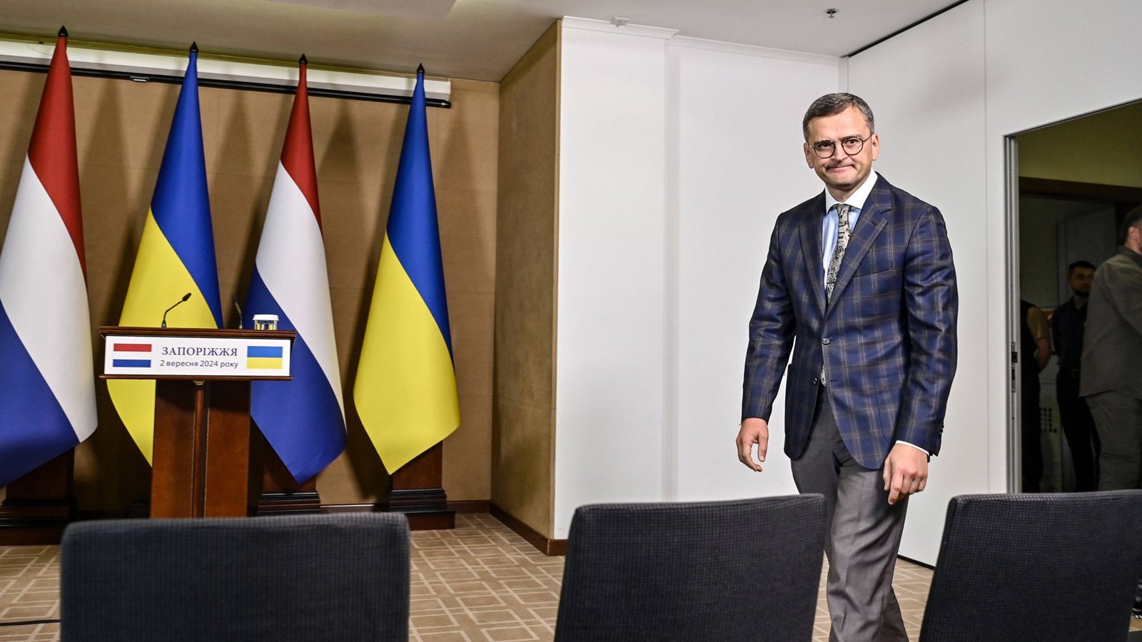 Der ukrainische Außenminister Dmytro Kuleba reicht seinen Rücktritt ein. (Archivbild)Foto: NurPhoto//Dmytro Smolienko
