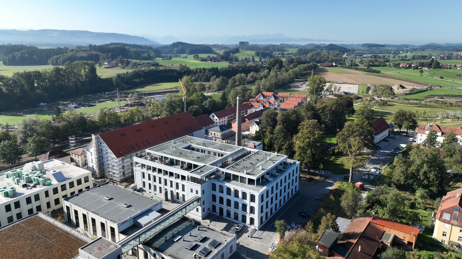 Die Spinnerei ist zu einem Veranstaltungsgebäude umgebaut worden.Foto: Landesgartenschau Wangen im Allgäu/oh