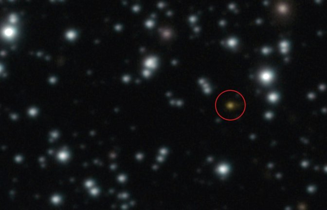 GRB 250702B, ein ungewöhnlich langlebiger und sich wiederholender Gammablitz.<span class='image-autor'>Foto: /A. Levan, A. Martin-Carrillo et al.</span>
