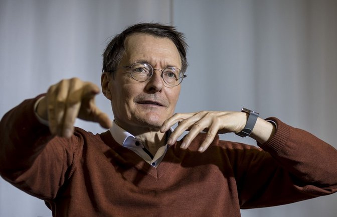 Karl Lauterbach beim Interview mit unserer Zeitung in Berlin<span class='image-autor'>Foto: photothek.de/Thomas Koehler</span>