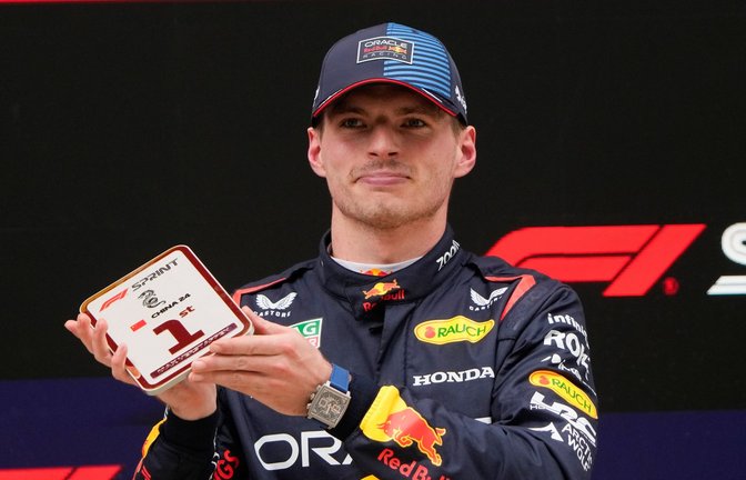 Red-Bull-Pilot Max Verstappen siegte im ersten Sprintrennen der Saison.<span class='image-autor'>Foto: Andy Wong/AP/dpa</span>