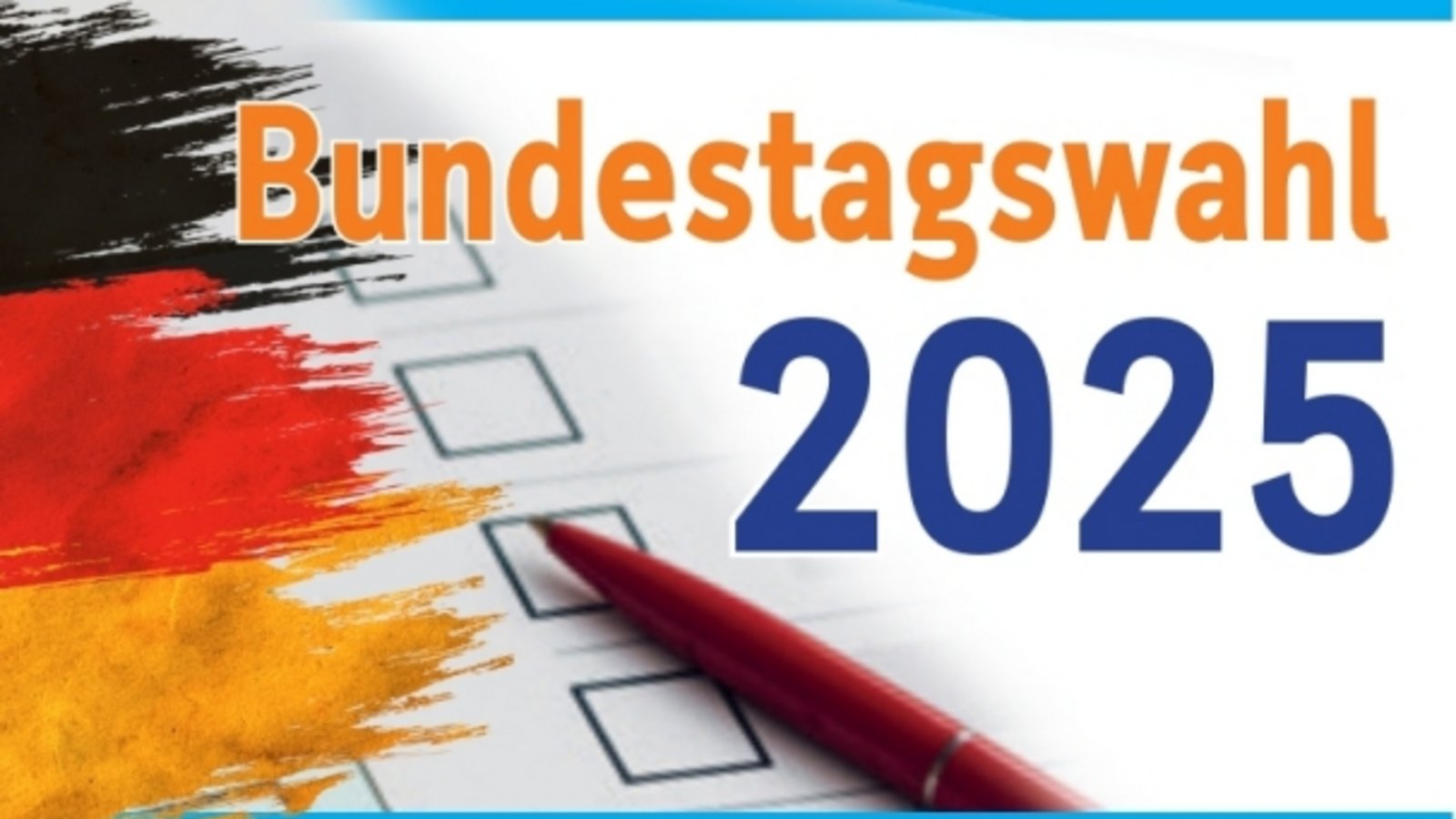 Logo Bundestagswahl 2025 Wahl Bundestag