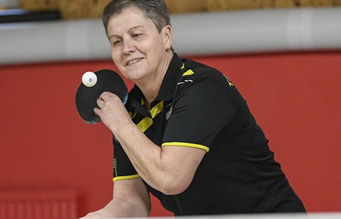 Ingrid Wolf ist für die schwangere Sandra Eilzer in die erste Mannschaft des TSV Oberriexingen aufgerückt und hat mit einer tadellosen Einzelbilanz überzeugt. <span class='image-autor'>Foto: Leitner</span>