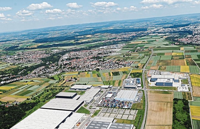 Auch bei der Süderweiterung des Gewerbeparks Eichwald sind alle Grundstücke verkauft. Foto: Kuhnle