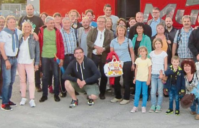 Das erste Ziel der Motorradfreunde Hohenhaslach war Würzburg. Foto: p