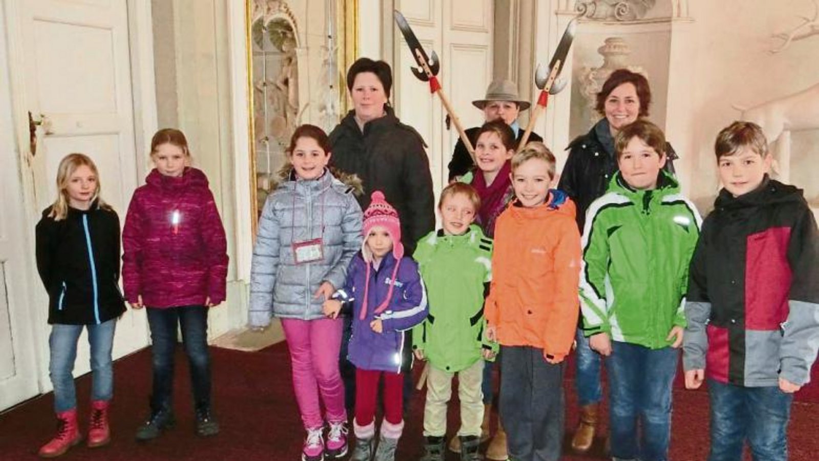 Wie lebte es sich auf einem Schloss? In Ludwigsburg gab es für die Kinder vom Schwäbischen Albverein, Ortsgruppe Häfnerhaslach, interessante Einblicke. Foto: p Wie lebte es sich auf einem Schloss? In Ludwigsburg gab es für die Kinder vom Schwäbischen Albverein, Ortsgruppe Häfnerhaslach, interessante Einblicke. Foto: p