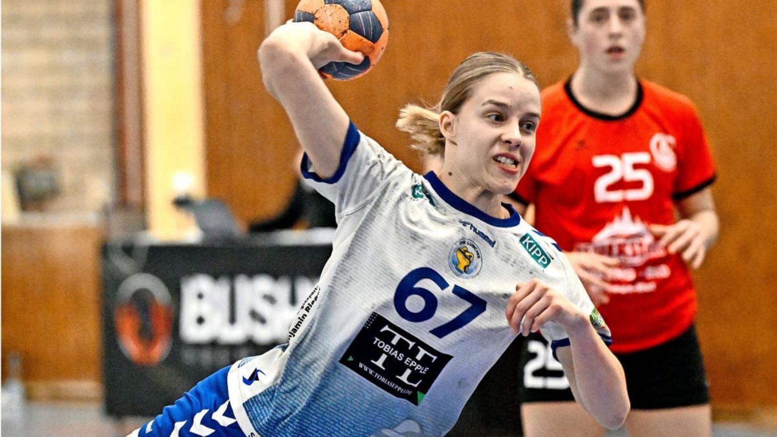 Nina Haug steuerte fünft Treffer zum Sieg der Frauen des SV Kornwestheim in Flein bei.Peter Mann Nina Haug steuerte fünft Treffer zum Sieg der Frauen des SV Kornwestheim in Flein bei.Peter Mann