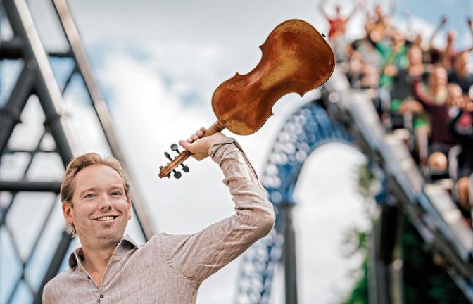 Der holländische Geiger Tjeerd Top spielt auf der Stradivari.  Foto: p