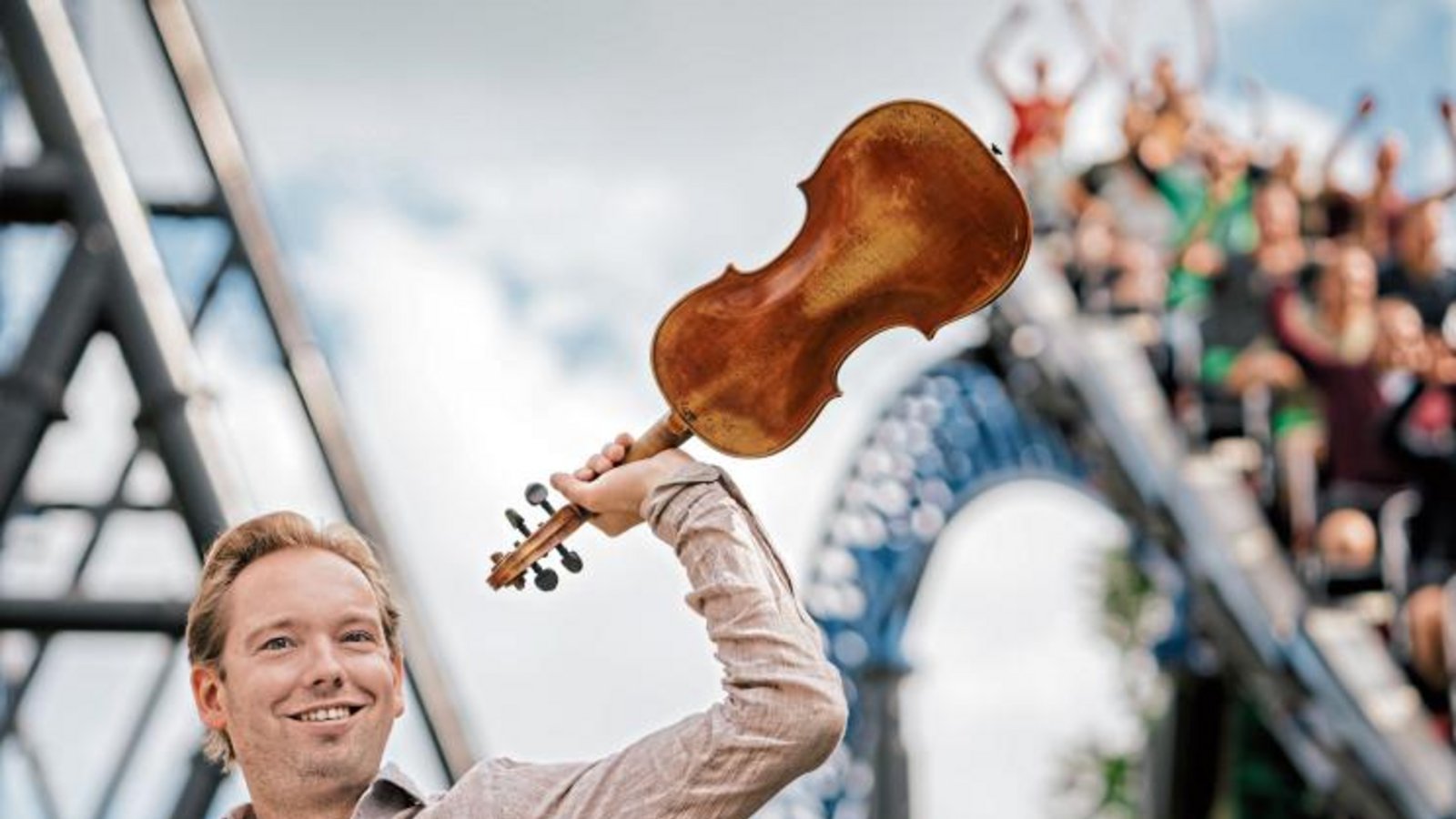 Der holländische Geiger Tjeerd Top spielt auf der Stradivari. Foto: p Der holländische Geiger Tjeerd Top spielt auf der Stradivari. Foto: p