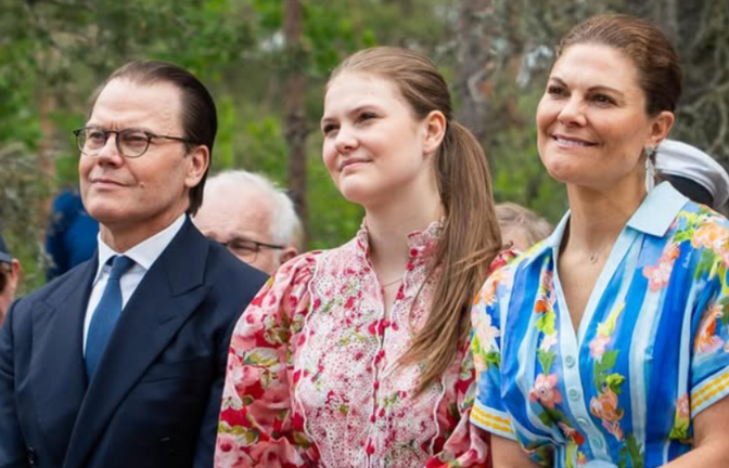 v.l.: Prinz Daniel, Prinzessin Estelle und Kronprinzessin Viktoria von Schweden.<span class='image-autor'>Foto: instagram.com/kungahuset</span>
