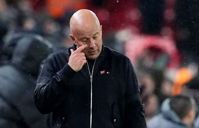 Arne Slot ist nicht länger Trainer in Liverpool.<span class='image-autor'>Foto: Peter Byrne/PA Wire/dpa/Peter Byrne</span>