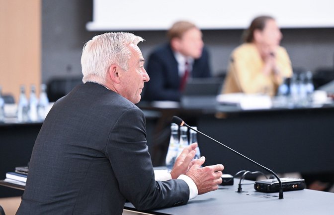 Innenminister Thomas Strobl (CDU) wurde selbst zwei Mal im Untersuchungsausschuss mehrere Stunden vernommen.<span class='image-autor'>Foto: dpa/Bernd Weißbrod</span>