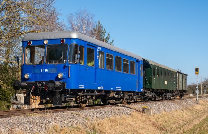 Zugfahren wie in den 1950er- und 60er-Jahren ist am Sonntag möglich.  <span class='image-autor'>Foto: p</span>