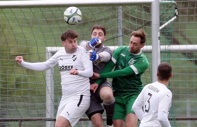 SVH-Torwart Pablo Kraft hält seinen Kasten weitgehend sauber, während Kleinglattbach jeden Punkt für den Klassenerhalt braucht. <span class='image-autor'>Foto: Küppers</span>
