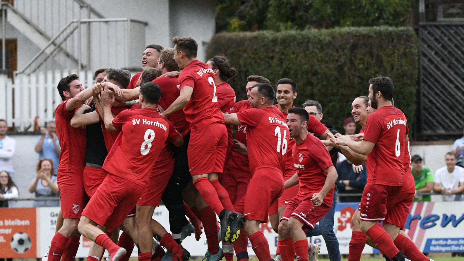 Nach dem Finale im vergangenen Jahr durfte der SV Horrheim den Titelgewinn bejubeln.	Foto: Leitner