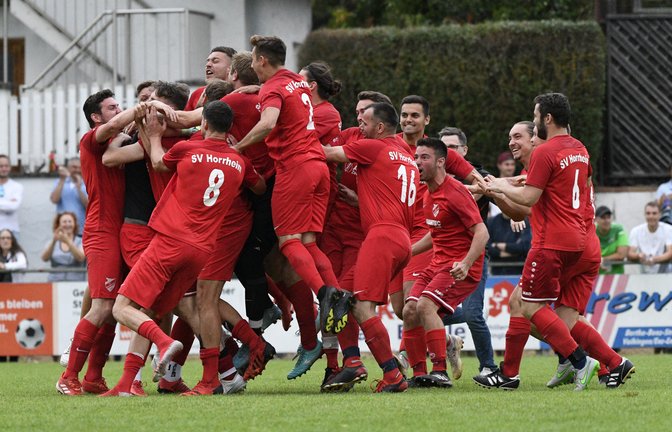 Nach dem Finale im vergangenen Jahr durfte der SV Horrheim den Titelgewinn bejubeln.	Foto: Leitner