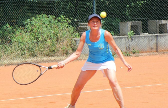 Rita Zink vom TSV Hochdorf geht konzentriert zu Werke. <span class='image-autor'>Foto: Dittrich</span>