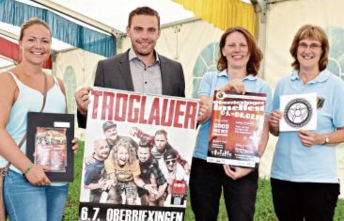 Freuen sich auf vier tolle Inselfesttage (von links): Schmid, Wittendorfer, Frauendorfer und Schray.  Foto: Gergen