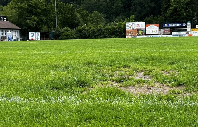 Ist der Vaihinger Sportplatz am Donnerstag wieder bespielbar? <span class='image-autor'>Foto: Dittrich</span>