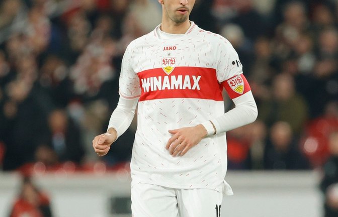 Atakan Karazor trug bereits aushilfsweise die Kapitänsbinde beim VfB Stuttgart.<span class='image-autor'>Foto: Baumann</span>