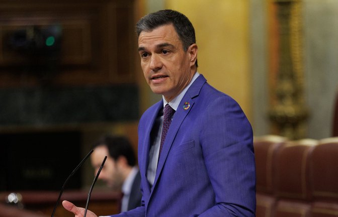 Spaniens Regierungschef Pedro Sanchez.<span class='image-autor'>Foto: dpa/Eduardo Parra</span>