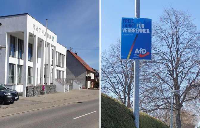 Freie Fahrt für Verbrenner – die AfD hofft auf verunsicherte Wähler in Bubsheim.<span class='image-autor'>Foto: Eberhard Wein</span>