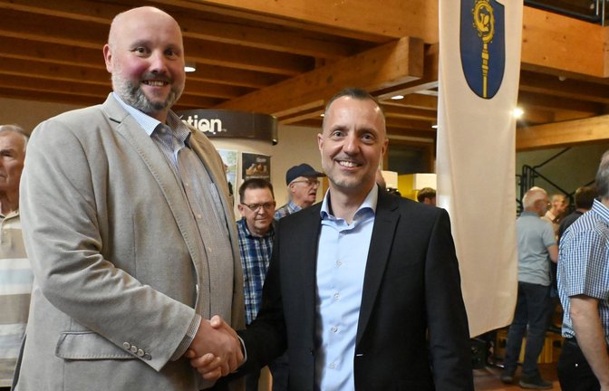 Verlierer und Sieger: Michael Pfaff, Sven Christmann (rechts)<span class='image-autor'>Foto: Sonja Störzer</span>